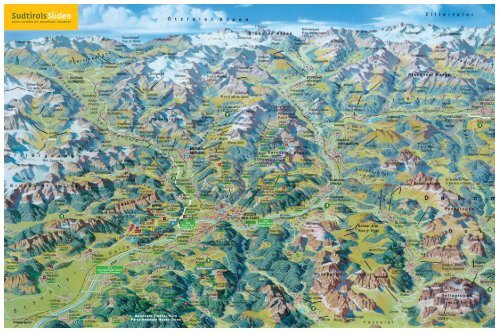 Panoramakarte Südtirol