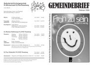 Gemeindebrief Februar 2006 - Katholische Kirchengemeinde ...