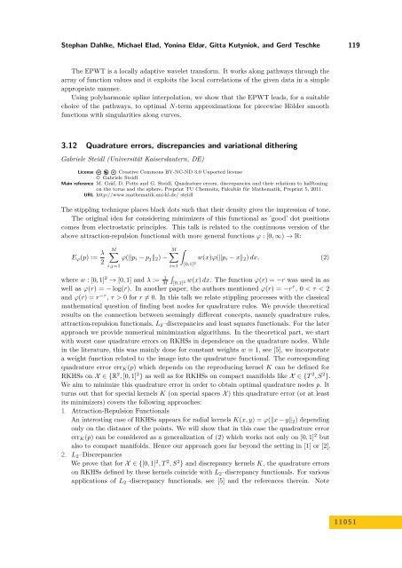 Volume 1, Issue 1, January 2011 - DROPS - Schloss Dagstuhl