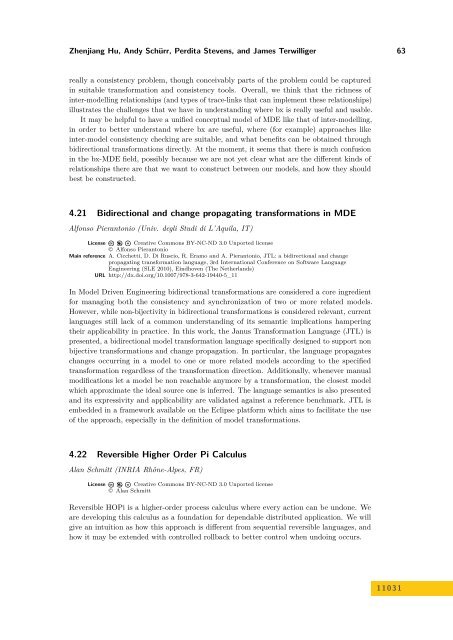 Volume 1, Issue 1, January 2011 - DROPS - Schloss Dagstuhl