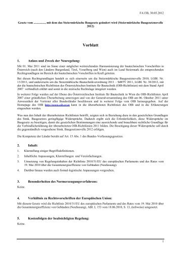 Gesetz vom 25 - Technik Steiermark