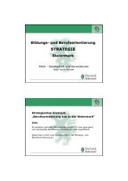 Präsentation BBO-Koordination Land Steiermark - STEBEP