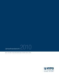 Jahresfinanzbericht 2010 - HYPO Steiermark
