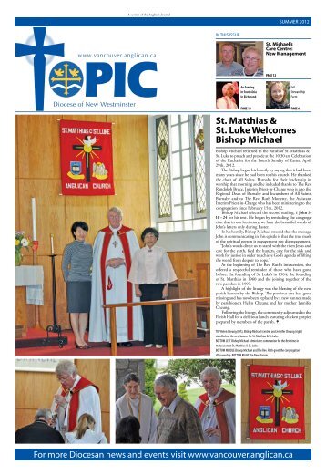 St. Matthias & St. Luke Welcomes Bishop Michael - Diocese of New ...