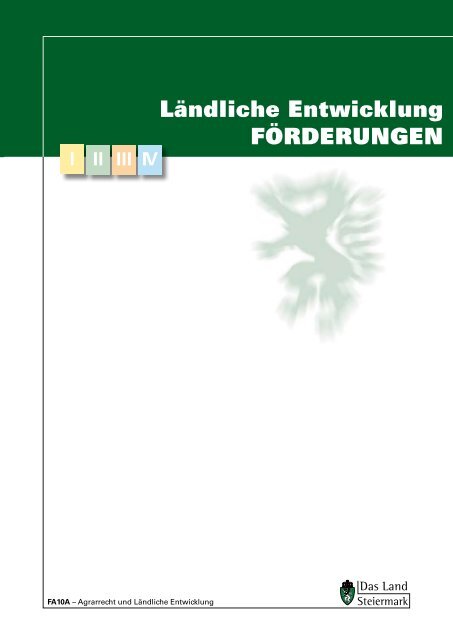 I II III IV - Land- und Forstwirtschaft in der Steiermark