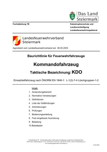 Kommandofahrzeug (KDO)