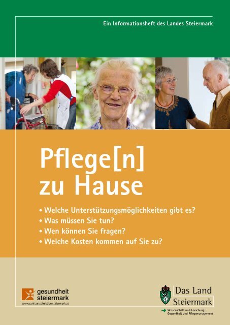 Pflege[n] zu Hause - Gesundheitsserver - Land Steiermark