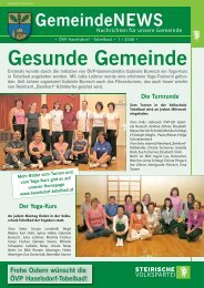 Gesunde Gemeinde - Haselsdorf - Tobelbad, die Homepage der VP ...