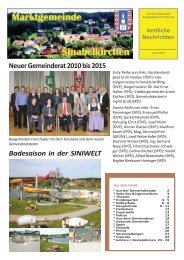 Gemeindezeitung Juni 2010 (9,30 MB) - Marktgemeinde ...