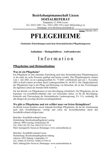 PFLEGEHEIME - Gemeinde Haus