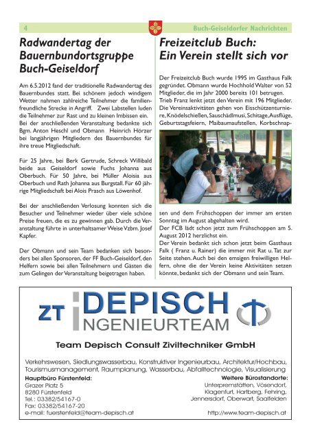Gemeindezeitung Juli_2012.indd - Gemeinde Buch-Geiseldorf
