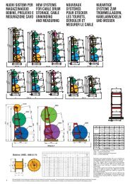 NUOVI SISTEMI PER MAGAZZINAGGIO BOBINE ... - Stengg
