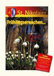 Gemeindekurier Oster.. - Marktgemeinde St. Nikolai im Sausal