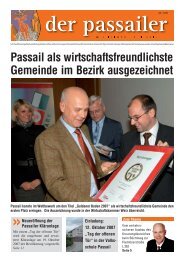 Passail als wirtschaftsfreundlichste Gemeinde im Bezirk ...