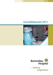 5 Auszüge aus dem Jahresabschluss 2011 - Borromäus-Hospital ...