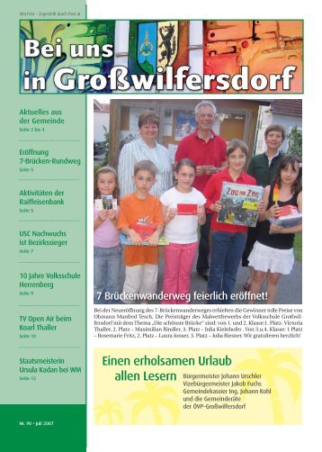Juli 2007 / Nr. 90 (1,48 MB) - Großwilfersdorf