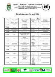 Landes – Radsport - LRV-Steiermark