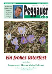 Ein frohes Osterfest - Marktgemeinde Peggau