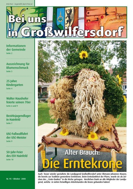 Oktober 2008 / Nr. 95 (2,38 MB) - Großwilfersdorf