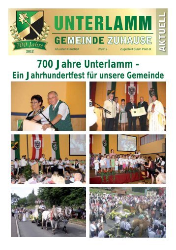 Gemeindezeitung 2-2012 - Unterlamm