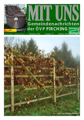 MIT UNS Oktober 2010 - in der Gemeinde Pirching/Traubenberg