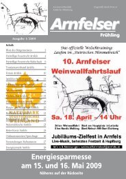 Freiwillige Feuerwehr Arnfels - Marktgemeinde Arnfels