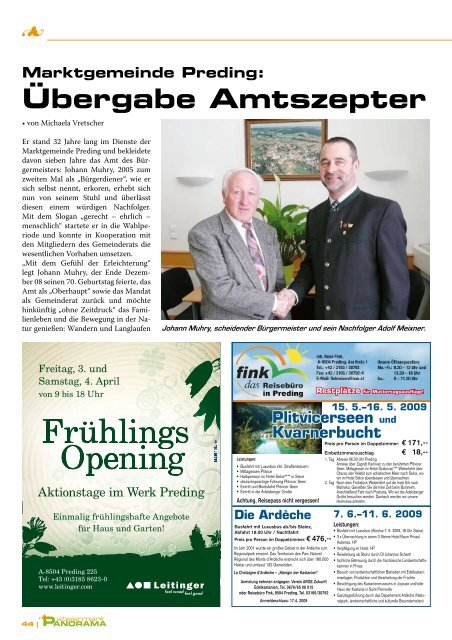 Ausgabe 03/09 - Steiermark Panorama