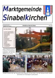 Gemeindezeitung März 2004 - Marktgemeinde Sinabelkirchen