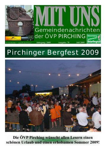 MIT UNS Juli 2009 - in der Gemeinde Pirching/Traubenberg