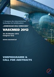 VASCMED 2012 - Klinische Abteilung für Gefäßchirurgie