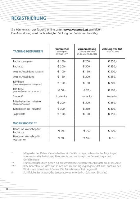 VASCMED 2012 - Klinische Abteilung für Gefäßchirurgie