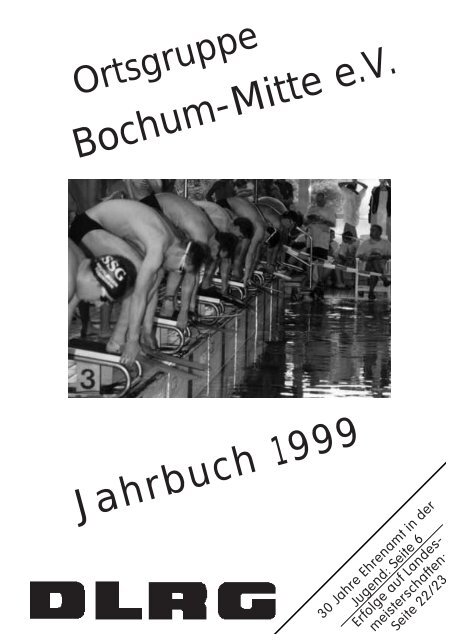 Bochum-Mitte e.V. Jahrbuch 1999 - DLRG Ortsgruppe Bochum-Mitte ...