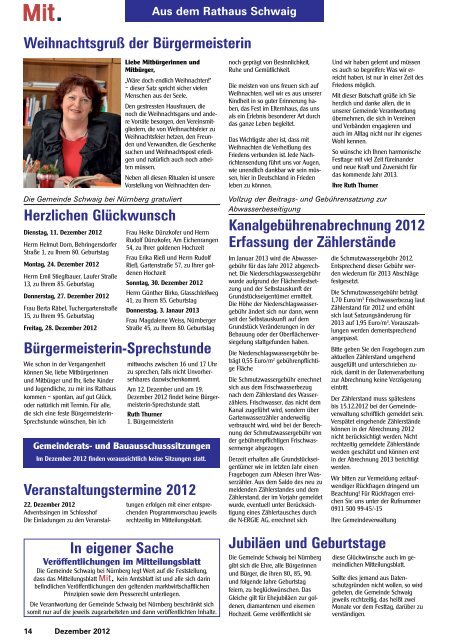 Rückersdorf - Mitteilungsblatt