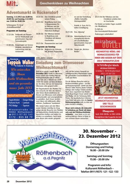 Rückersdorf - Mitteilungsblatt