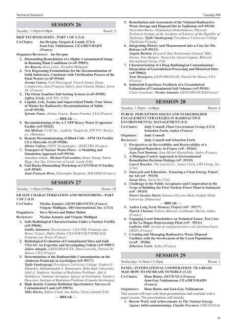 ICEM11 Final Program 9.7.11pm_ICEM07 Final Program ... - Events