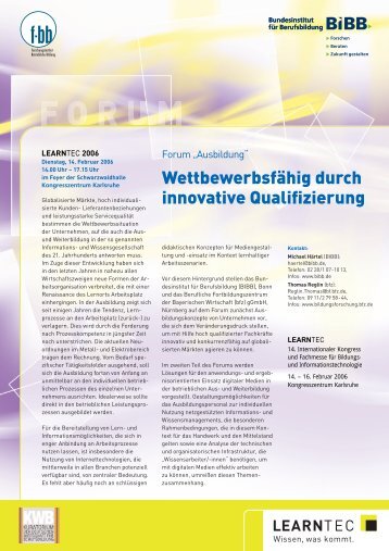 veranstaltung learntec programm - BiBB