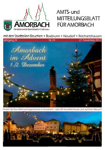 Amtsblatt Nr. 24 - Amorbach