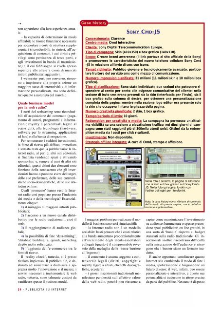 PUBBLICITÀ SU INTERNET - Prima Comunicazione