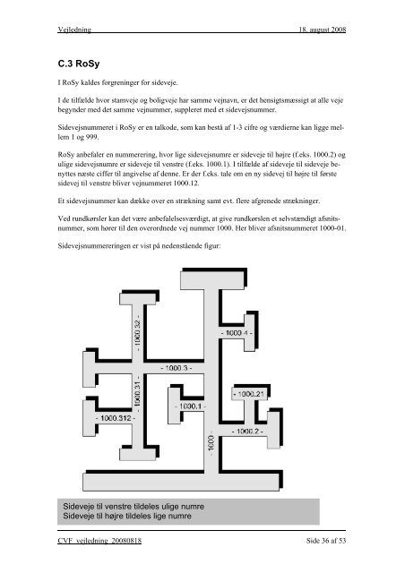 Administrativ nummerering af offentlige veje og stier - Vejdirektoratet