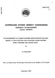 AUSTRALIAN ATOMIC ENERGY COMMISSION