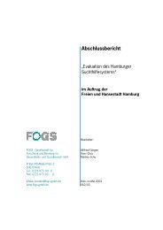 Abschlussbericht Evaluation (1826 KB) - FOGS GmbH