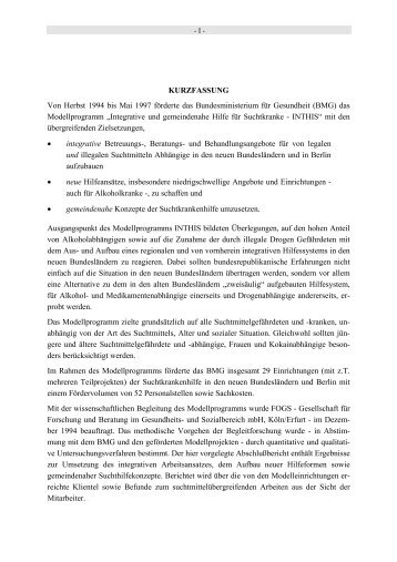 Abschlussbericht Inthis als pdf - FOGS GmbH