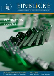 Destination Success als PDF lesen - Unternehmensberatung Heckner