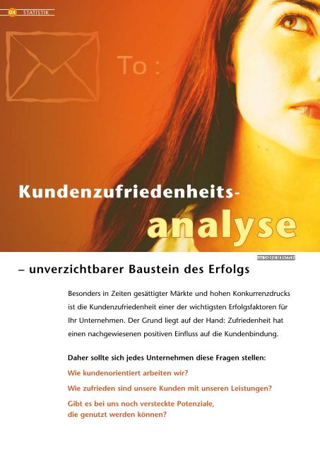 Destination Success als PDF lesen - Unternehmensberatung Heckner