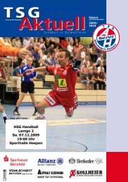 HSG Handball Lemgo 2 - TSG Altenhagen-Heepen