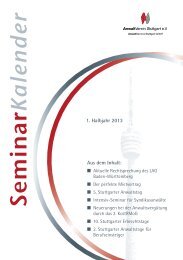 Seminarkalender - AnwaltVerein Stuttgart eV