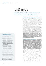 Artikel aus DAB 08-2007: Soll & Haben