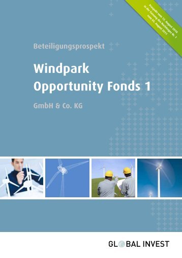 Windpark Opportunity Fonds 1 - Global Invest