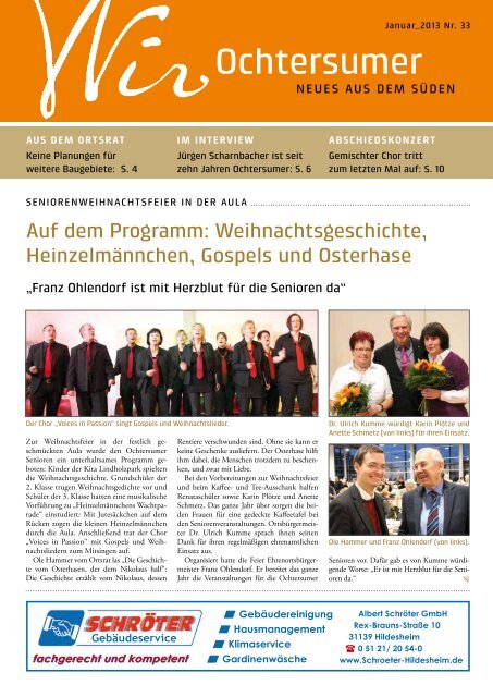 Ausgabe 01/2013 - Wir Ochtersumer