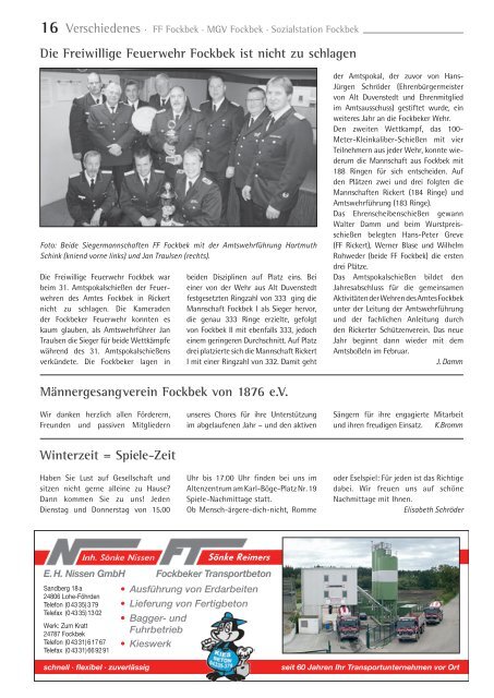 Januar 2013 - Amt Fockbek